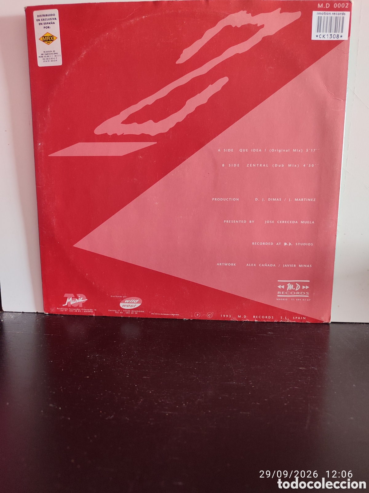 Discos de vinilo: Zentral &ndash; Que Idea ! - Foto 2