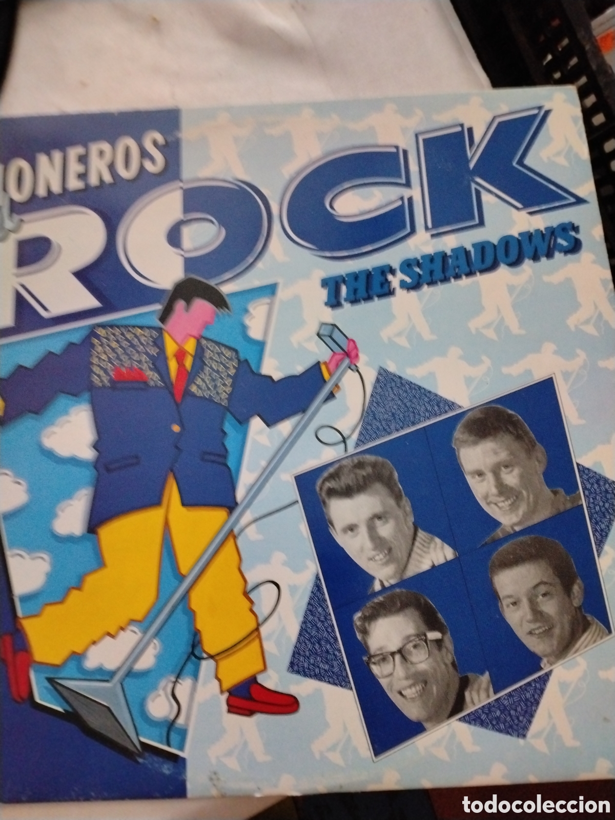 Discos de vinilo: PIONEROS DEL ROCK - THE SHADOWS - LP - EMI-ODE&Oacute;N 1989.