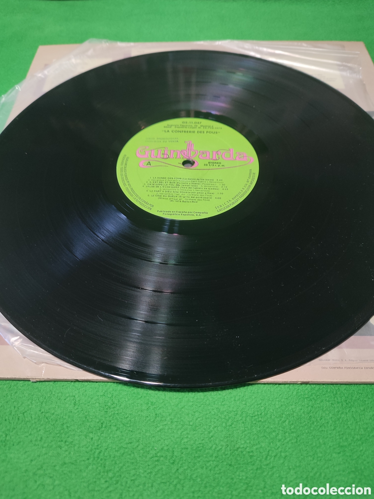 Discos de vinilo: La Confrerie Des Fous - Same 1979 - Foto 2