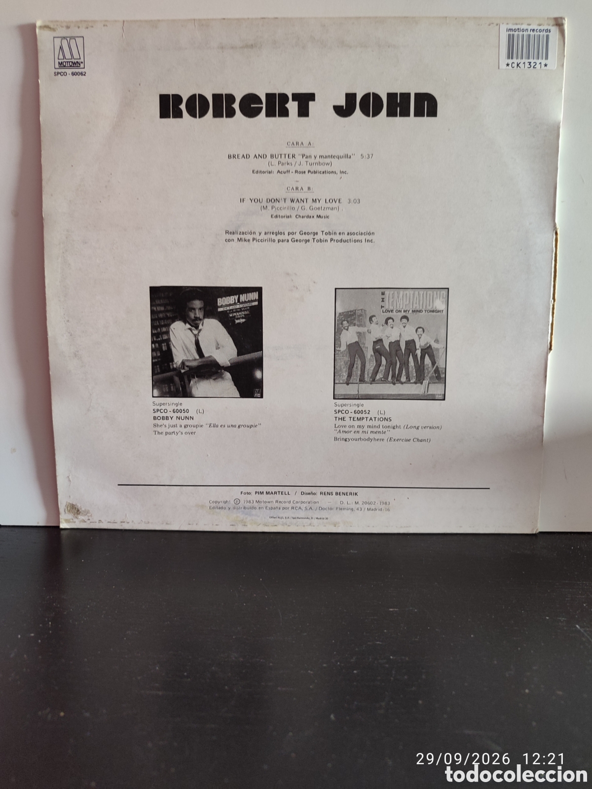 Discos de vinilo: Disco de vinilo ck1321 - Foto 2