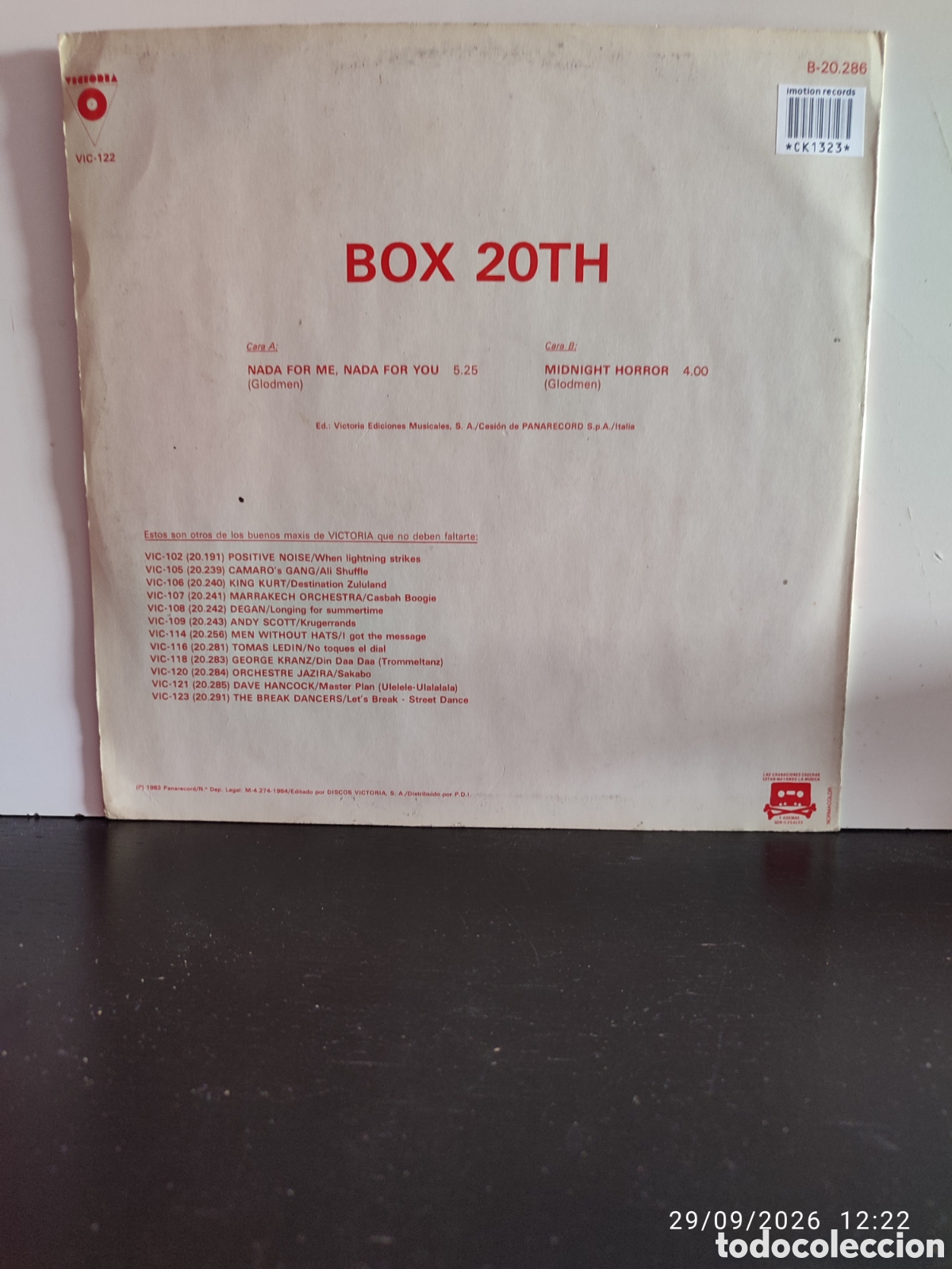 Discos de vinilo: Disco de vinilo ck1323 - Foto 2