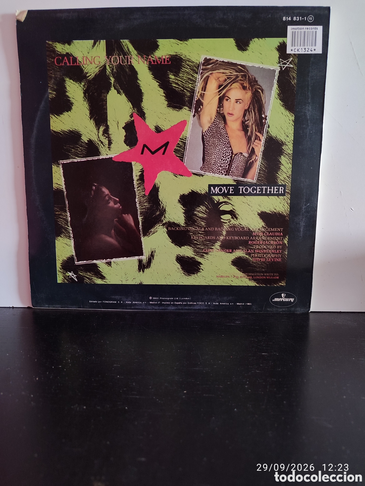 Discos de vinilo: Disco de vinilo ck1324 - Foto 2