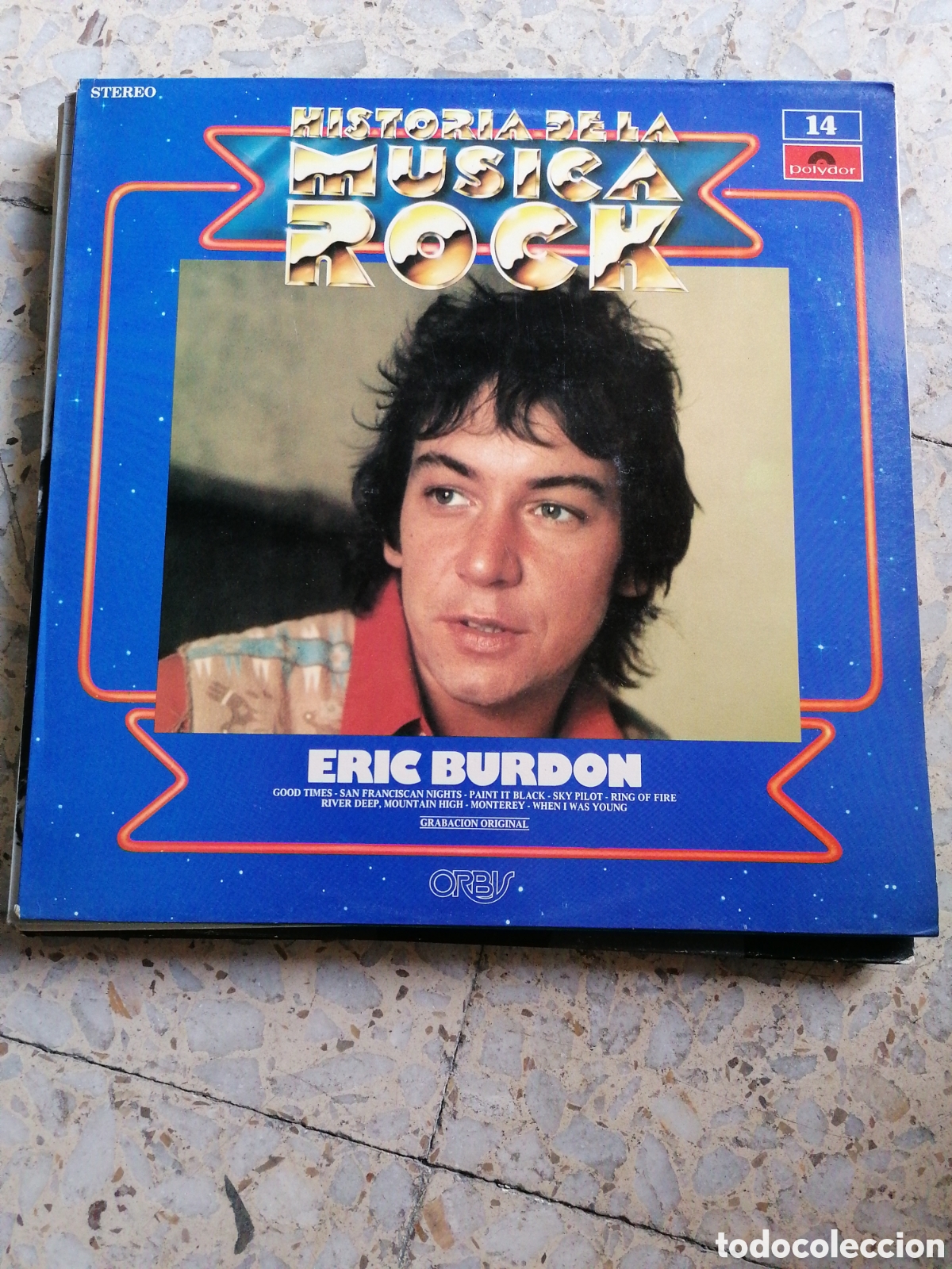 Discos de vinilo: LP ERIC BURDON HISTORIA DE LA MUSICA ROCK 14 EX
