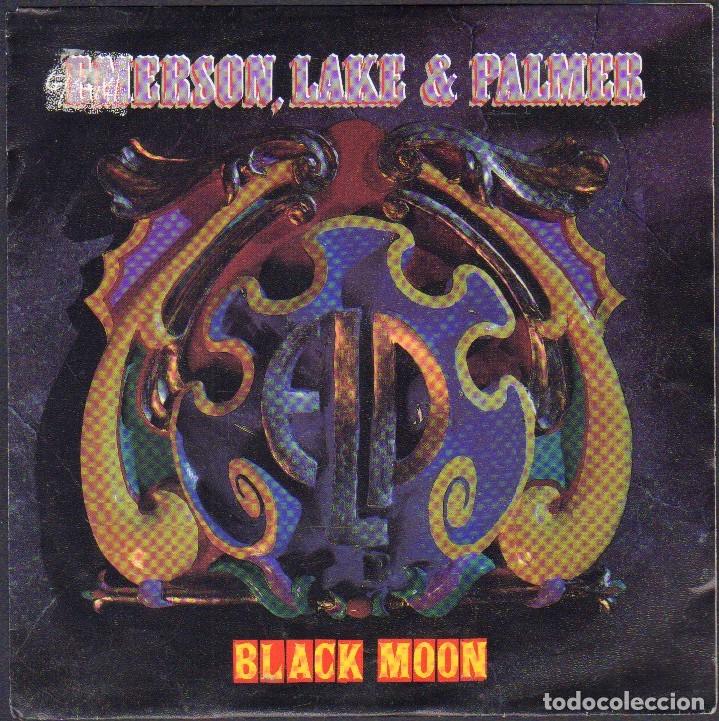 Discos de vinilo: EMERSON, LAKE & PALMER - BLACK MOON, A BLADE OF GRASS / SINGLE VICTORY 1992 RF-8028