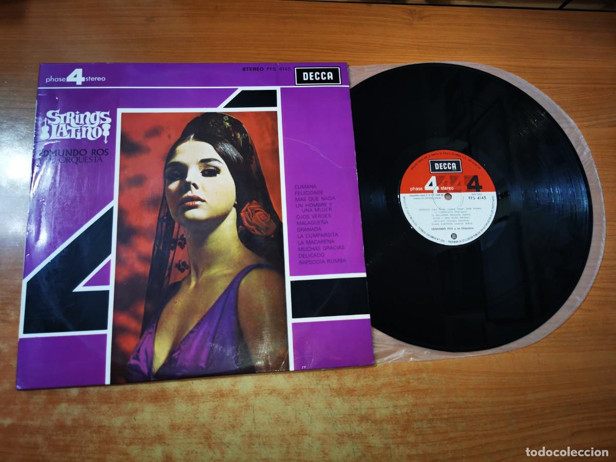 Discos de vinilo: EDMUNDO ROS Y SU ORQUESTA Strings Latinos LP VINILO DEL A&Ntilde;O 1968 CONTIENE 12 TEMAS