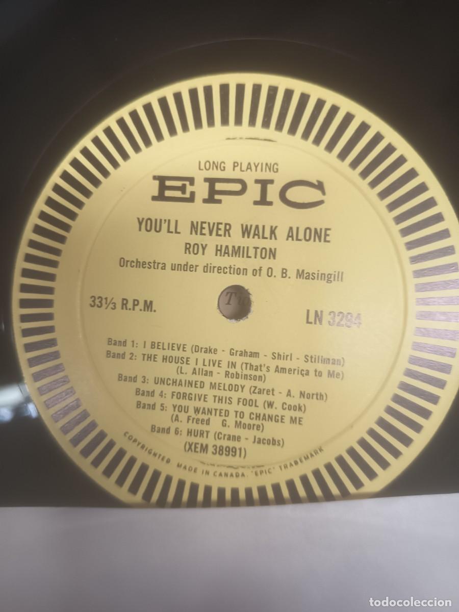 Discos de vinilo: DISCO LP ROY HAMILTON,( YOU,LL NEVER WALK ALONE - Foto 3