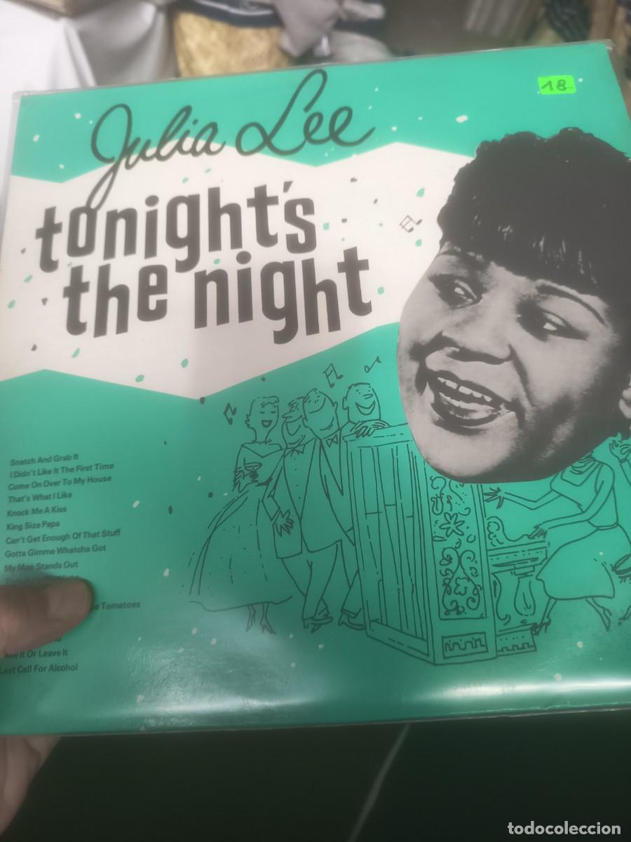 Discos de vinilo: DISCO LP JULIA LEE,( TONIGHT,S THE NIGHT