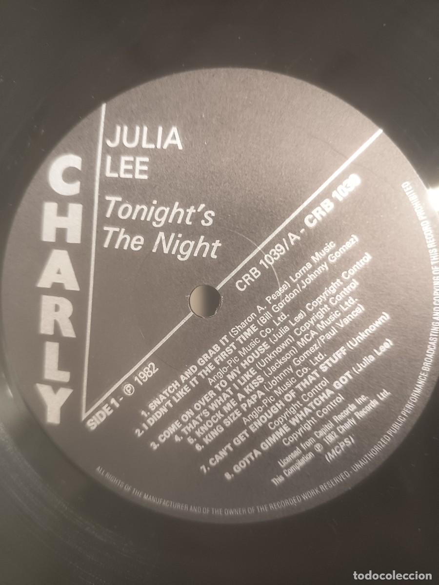 Discos de vinilo: DISCO LP JULIA LEE,( TONIGHT,S THE NIGHT - Foto 3