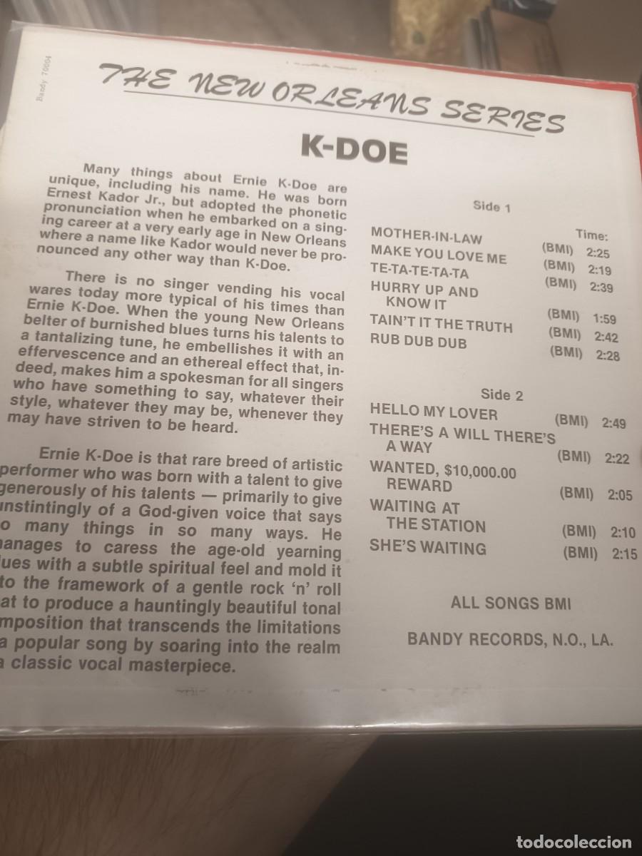 Discos de vinilo: DISCO LP ERNIE K- DOE - Foto 2