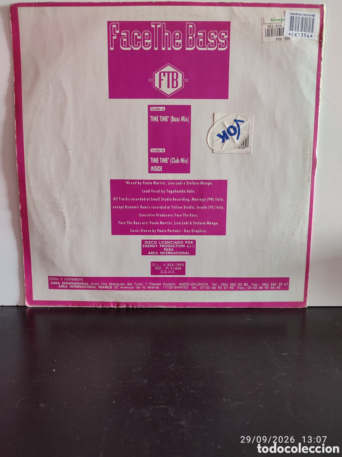 Discos de vinilo: Disco de vinilo ck1354 - Foto 2
