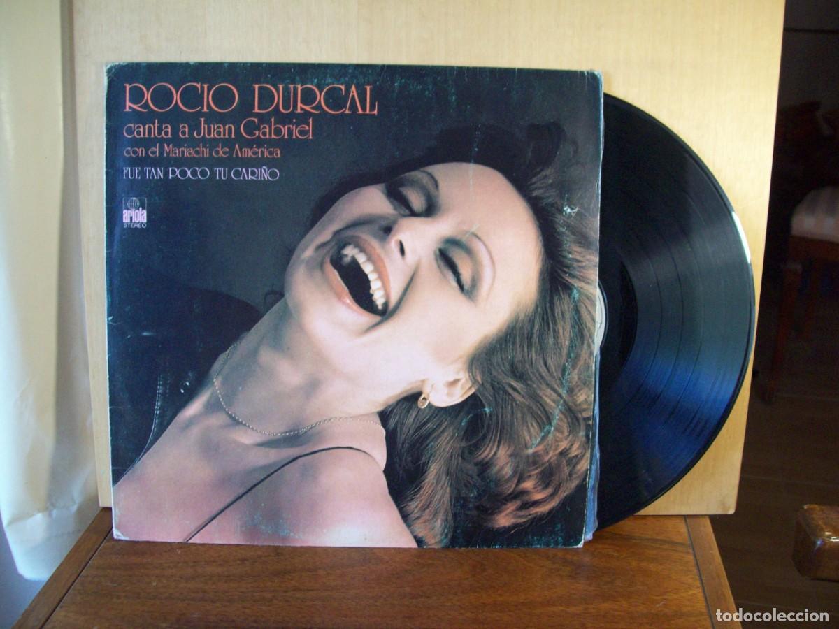 Discos de vinilo: ROCIO DURCAL - FUE TAMPOCO TU CARI&Ntilde;O - LP CARPETA SE VE USADA