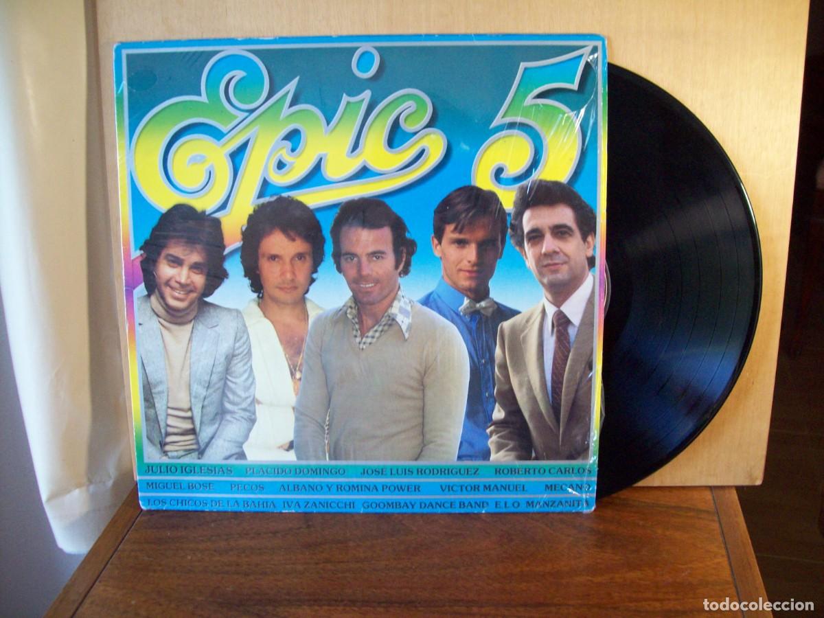 Discos de vinilo: EPIC 5 - LP ARTISTAS VARIOS - EDICION 1982 FABRICADO EN ESPA&Ntilde;A
