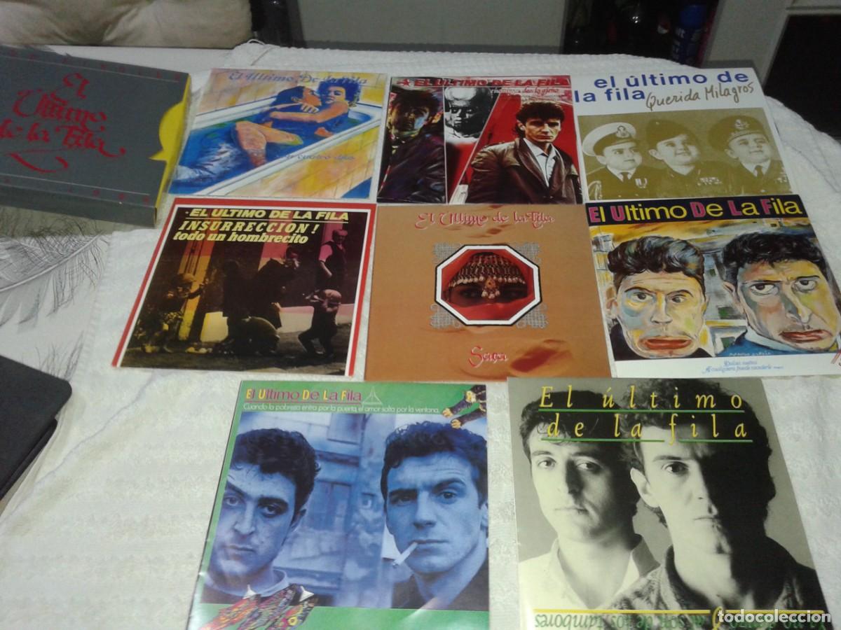 Discos de vinilo: EL &Uacute;LTIMO DE LA FILA, 1985 - 1988, LOS SINGLES, 8 DISCOS VINILO, VER FOTOS, M