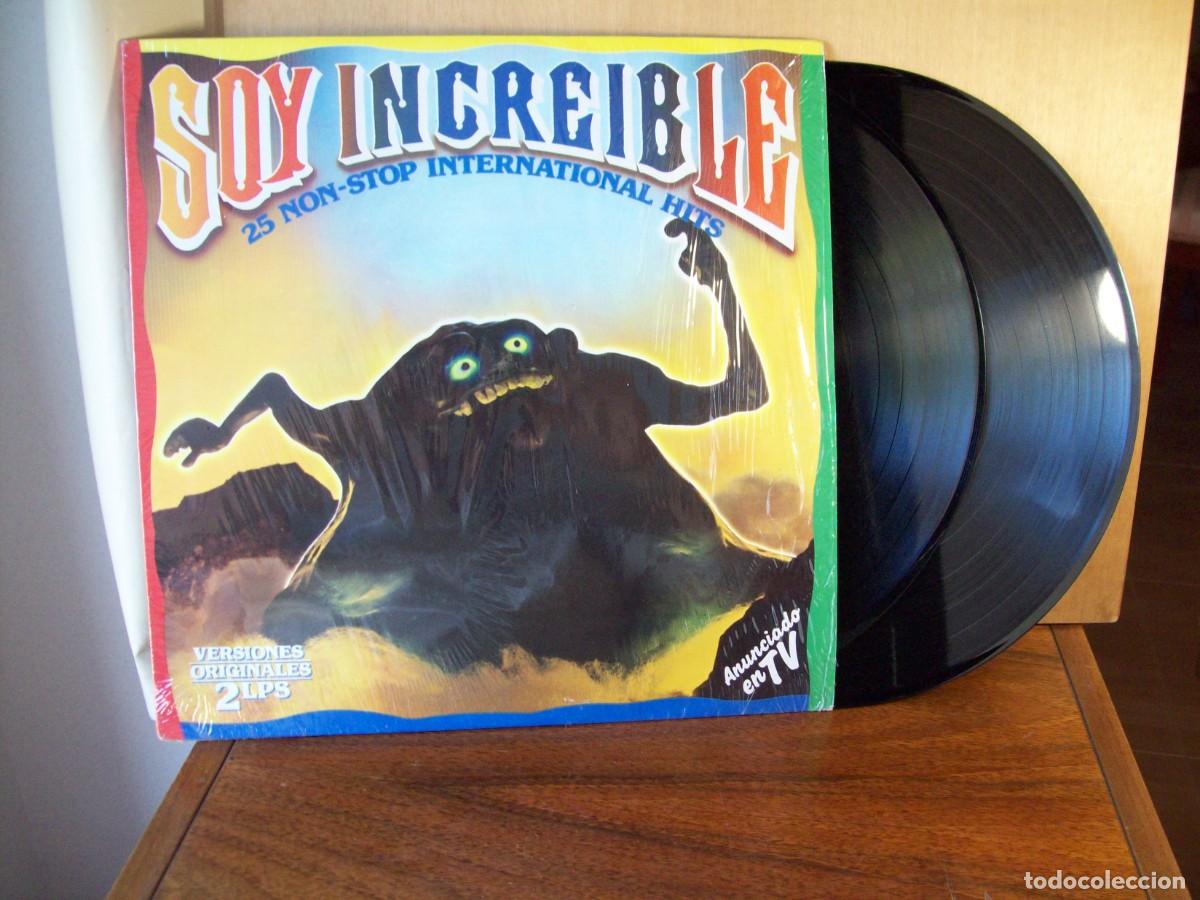 Discos de vinilo: SOY INCREIBLE - DOBLE LP 25 VERSIONES ORIGINALES ARTISTAS VARIOS