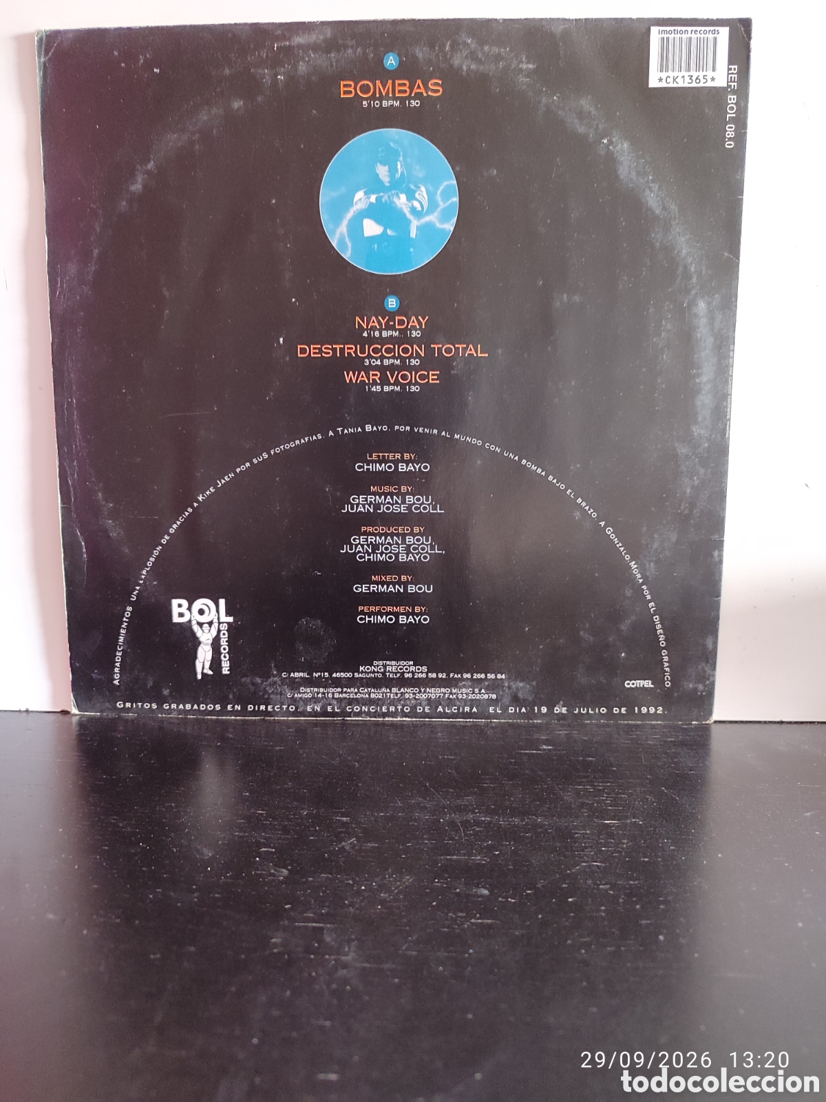 Discos de vinilo: Disco de vinilo ck1365 - Foto 2