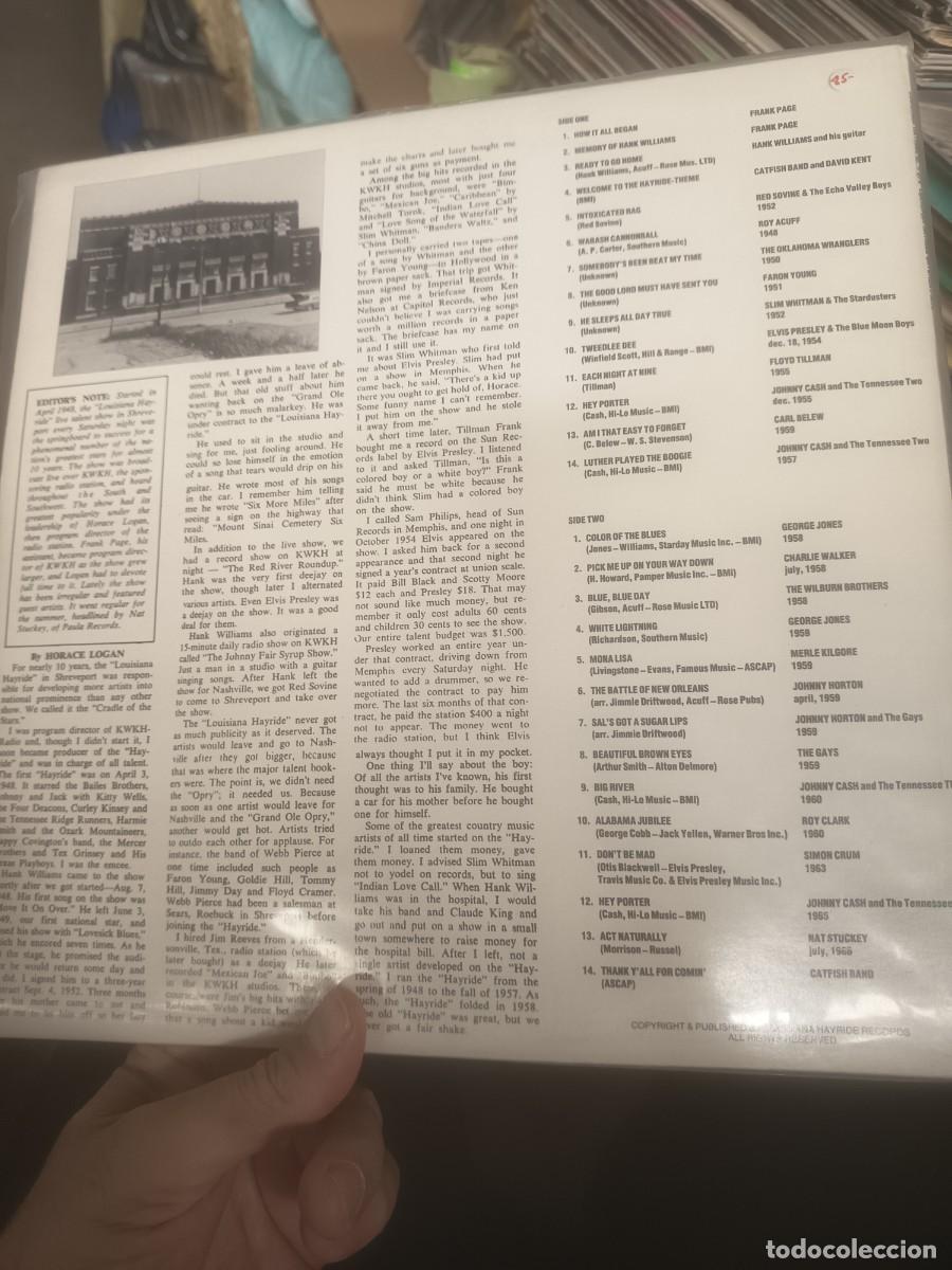 Discos de vinilo: DISCO LP LOUISIANA HAYRIDE - Foto 2