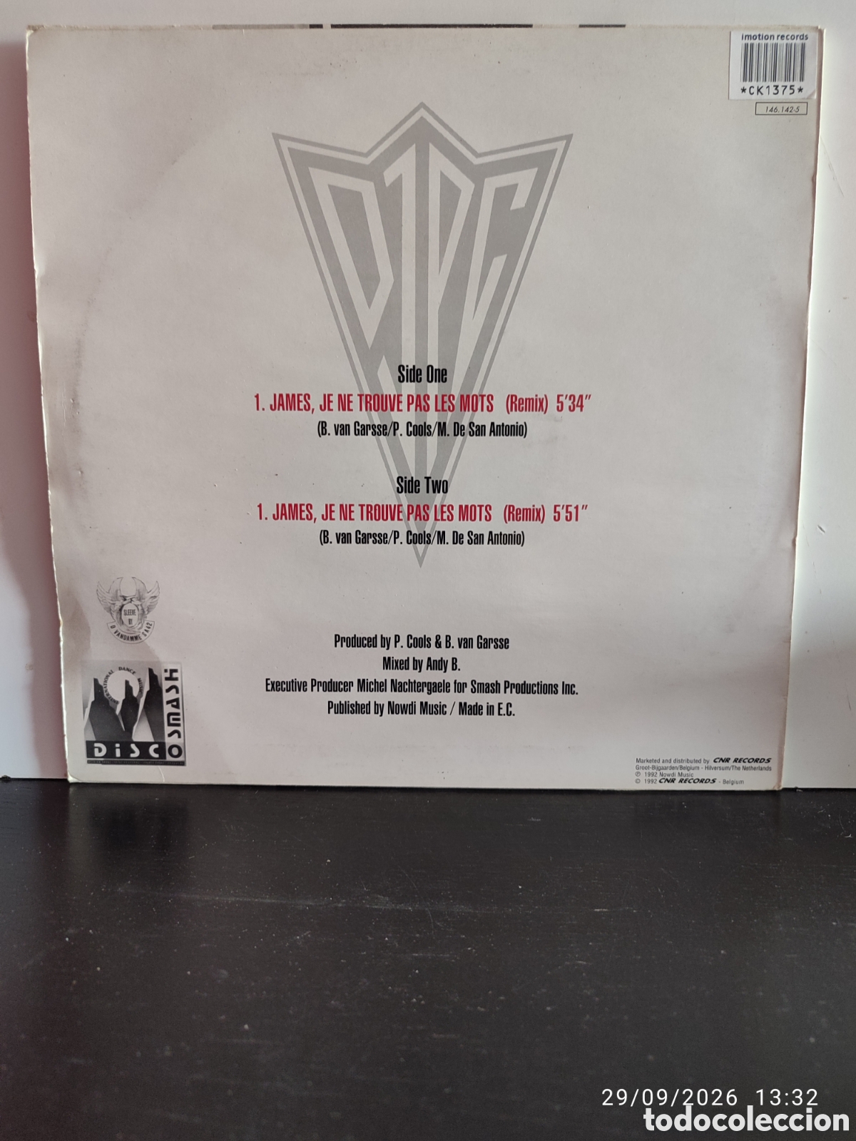 Discos de vinilo: Disco de vinilo ck1375 - Foto 2