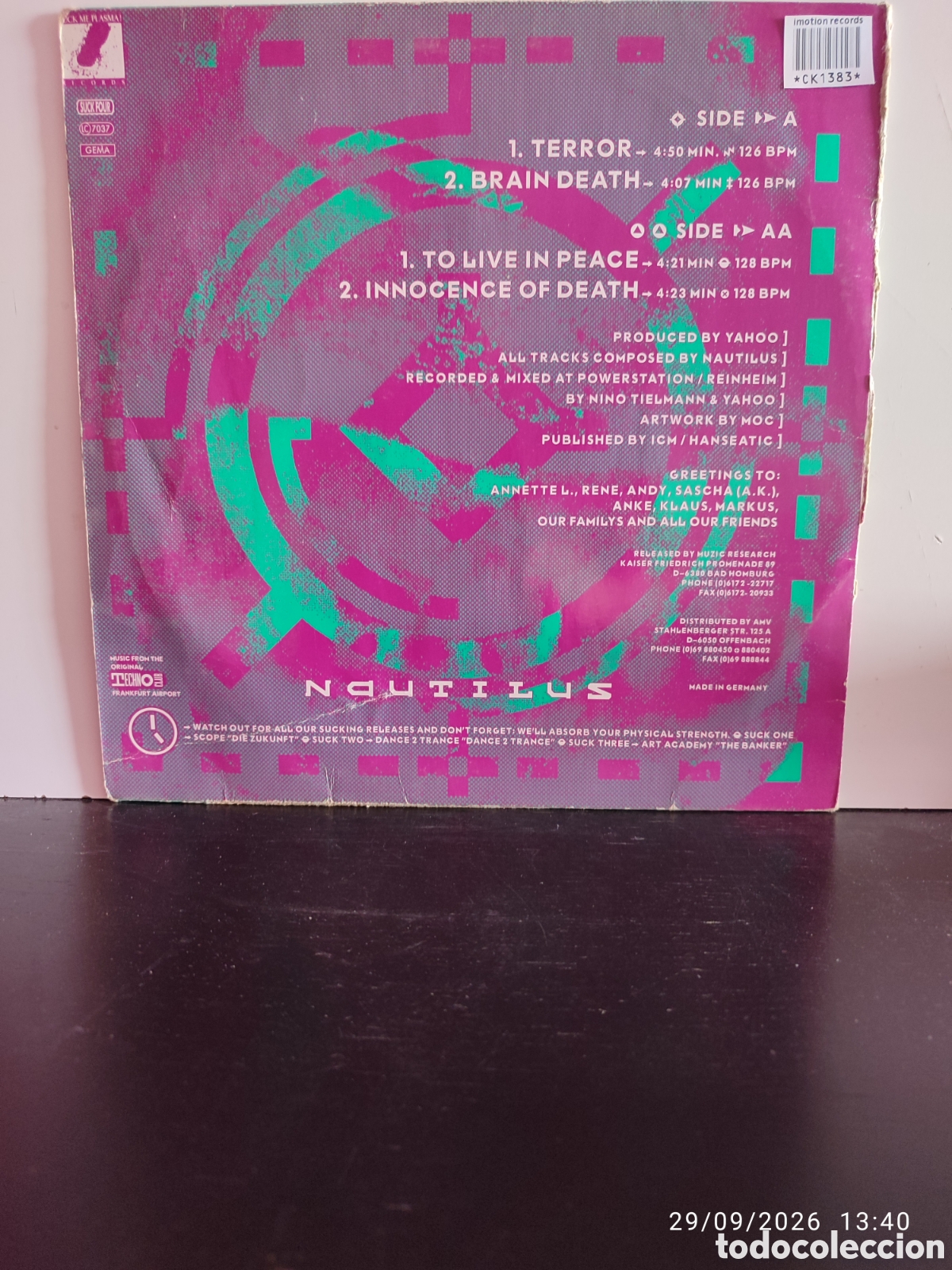 Discos de vinilo: Disco de vinilo ck1383 - Foto 2
