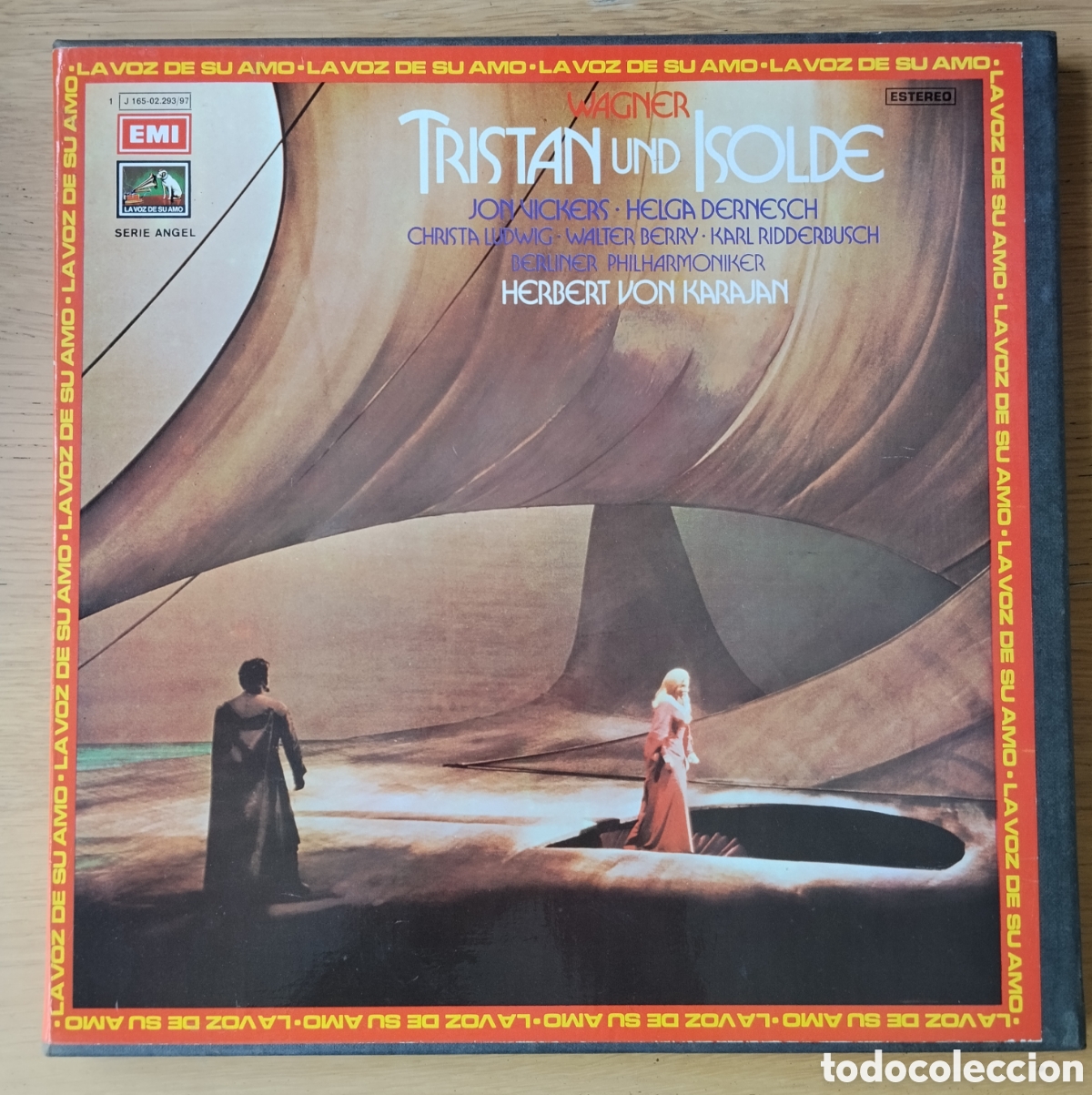 Discos de vinilo: WAGNER: &rdquo;TRISTAN UND ISOLDE&rdquo; BOX SET 5 LPs - VON KARAJAN