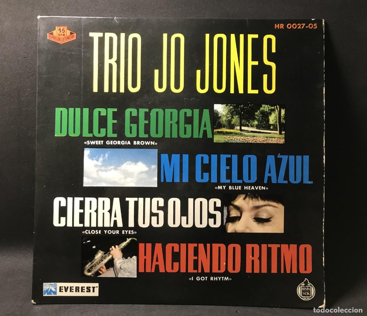 Discos de vinilo: The Jo Jones Trio - Dulce Georgia + 3 / EP Hispavox HR 0027-05 - 1961 - ED ESP