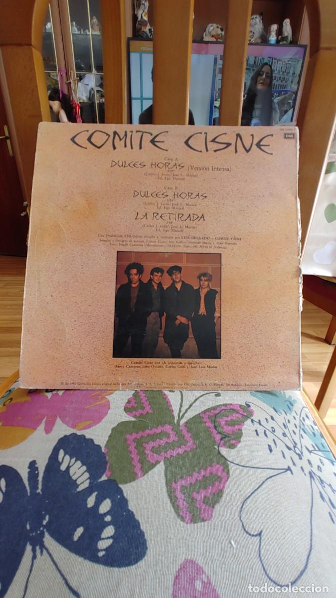 Discos de vinilo: COMITE CISNE-MAXI DULCES HORAS-BORDES ROZADOS - Foto 4