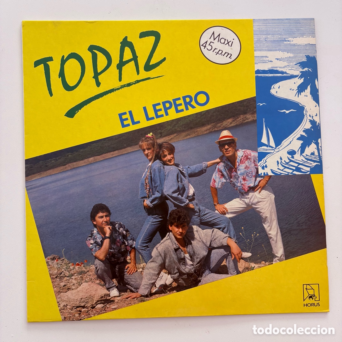 Discos de vinilo: maxi 12'' Topaz El Lepero de 1989