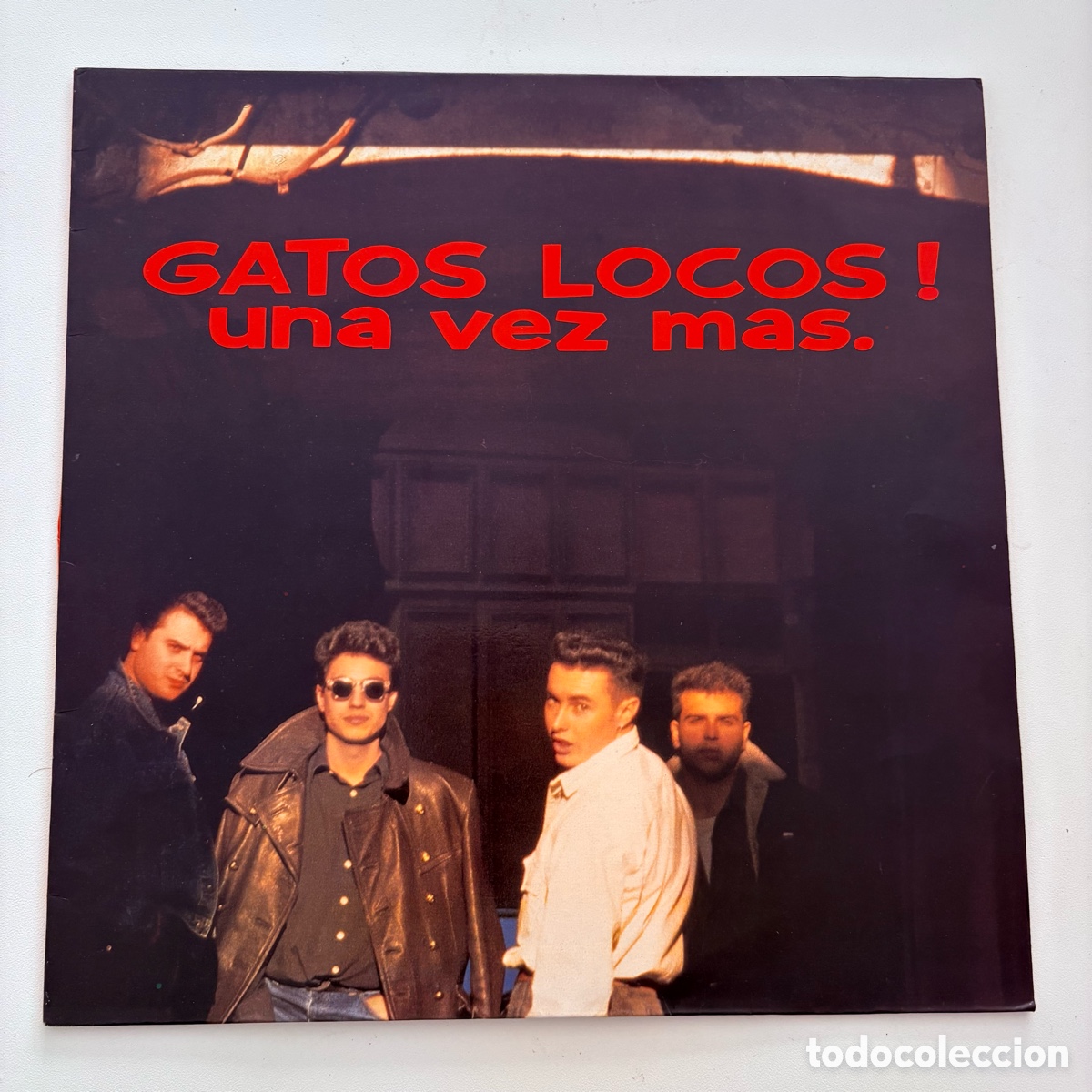 Discos de vinilo: lp Gatos Locos &lrm;&ndash; Una Vez M&aacute;s edicion espa&ntilde;ola de 1989