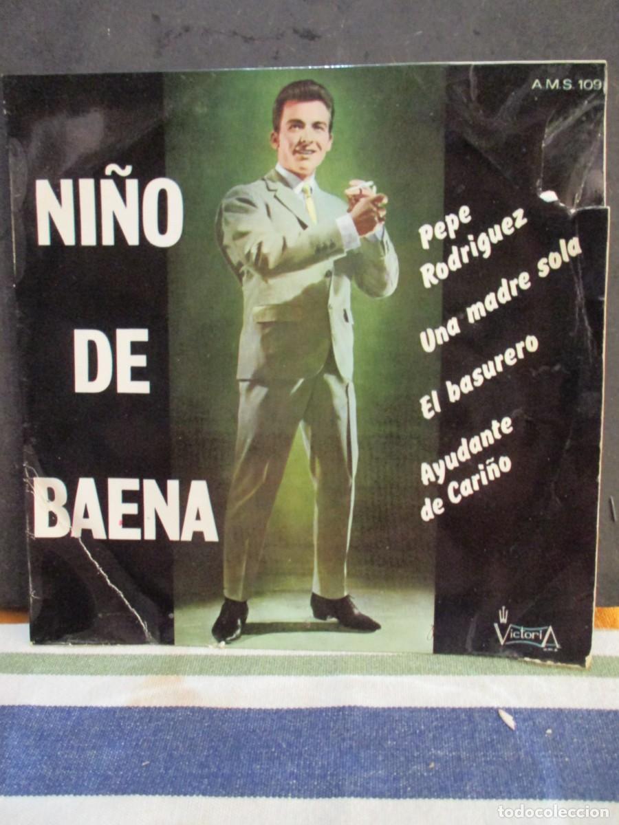Vinyl-Schallplatten: 979- Vinilo EP 7'' Ni&ntilde;o de Baena (Pepe Rodr&iacute;guez) - Victoria (1966) / Flamenco - Copla