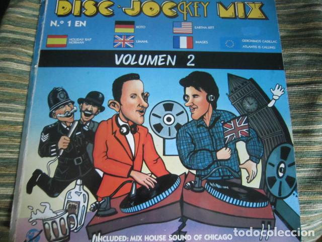 Discos de vinilo: DISC JOKEY MIX VOLUMEN 2 LP - ORIGINAL ESPA&Ntilde;OL - KEY RECORDS 1987 SOLO DISCOS 2 Y 3