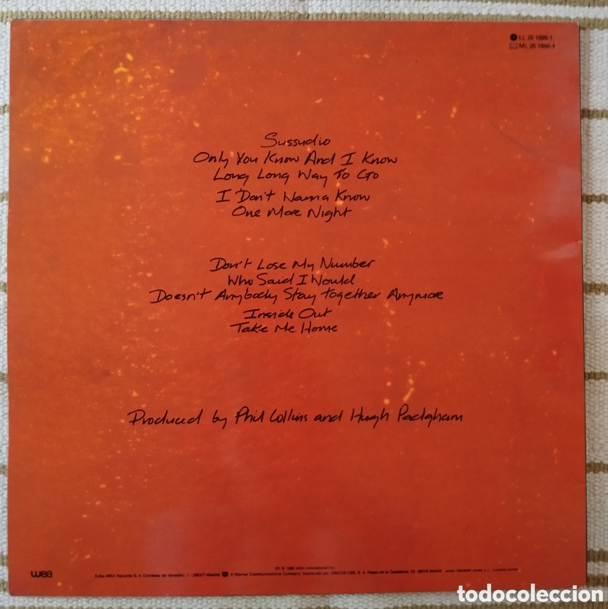 Discos de vinilo: Phil Collins - No Jacket Required - LP - Foto 2