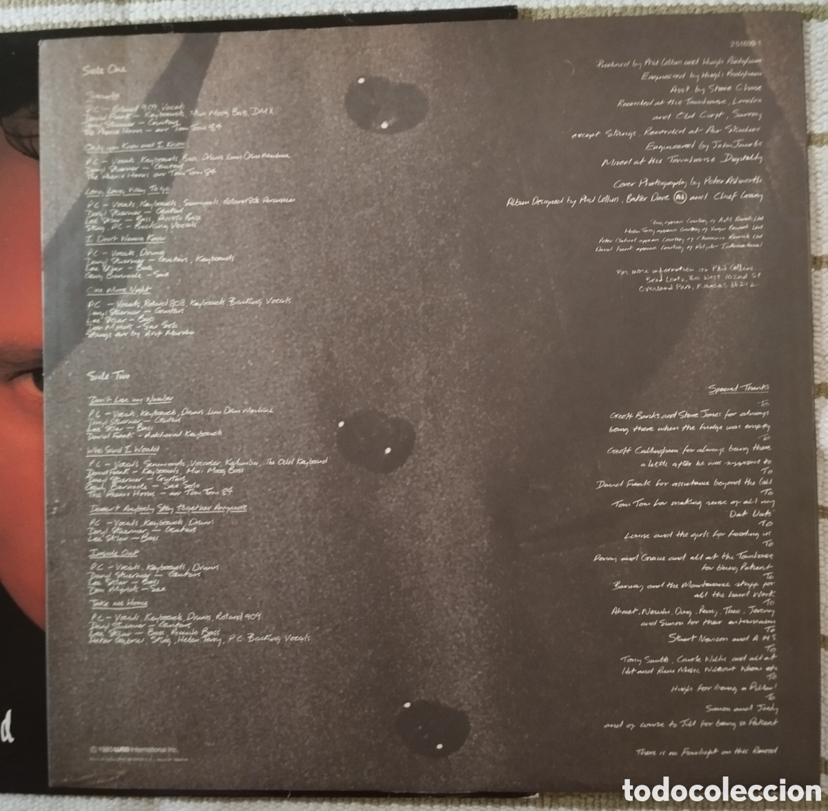 Discos de vinilo: Phil Collins - No Jacket Required - LP - Foto 6