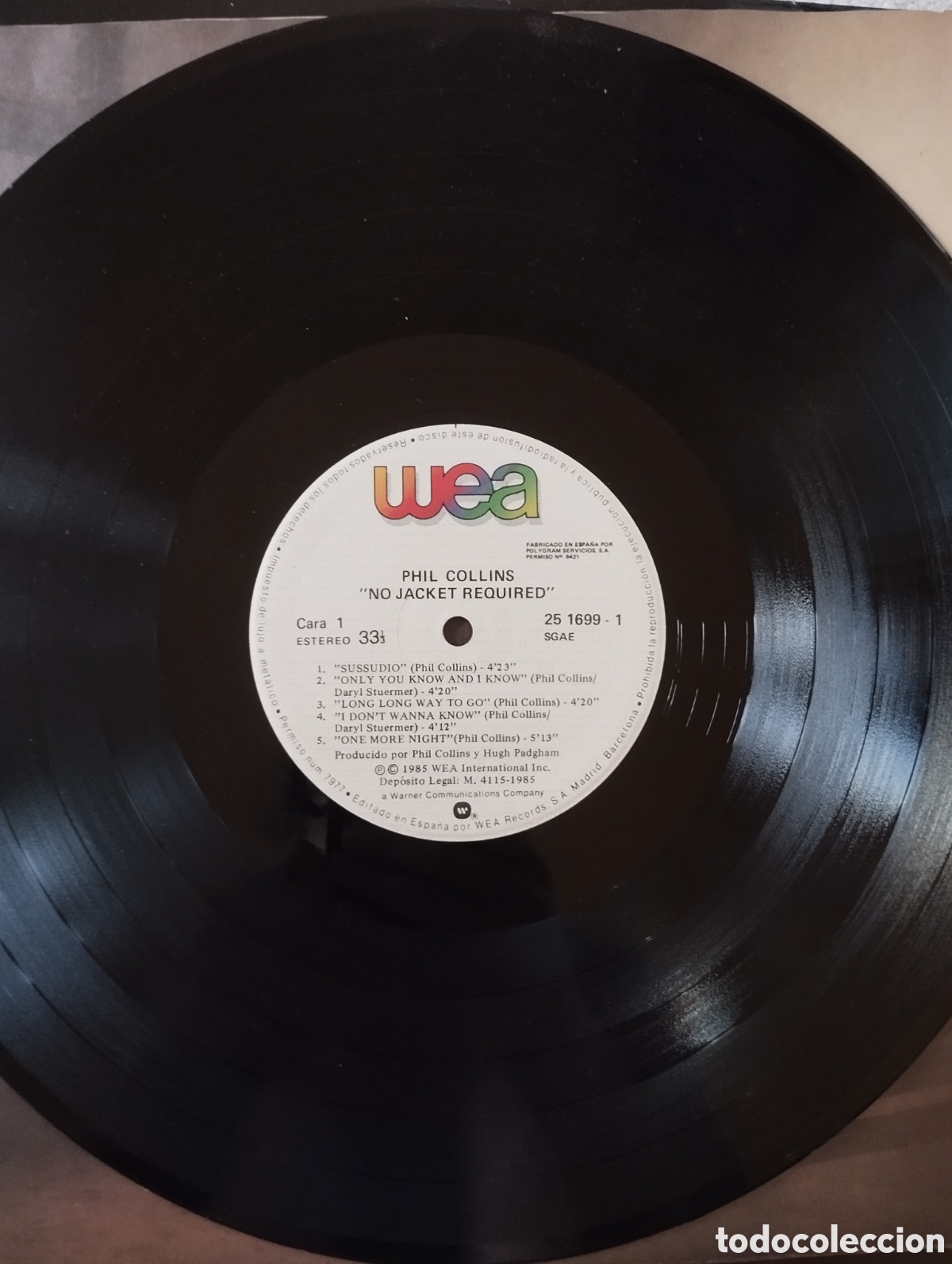 Discos de vinilo: Phil Collins - No Jacket Required - LP - Foto 9