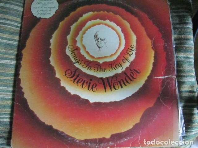 Discos de vinilo: STEVIE WONDER - SONGS IN THE KEY OF LIFE DOBLE LP - ORIGINAL ESPA&Ntilde;OL - MOTOWN 1973 - GATEFOLD