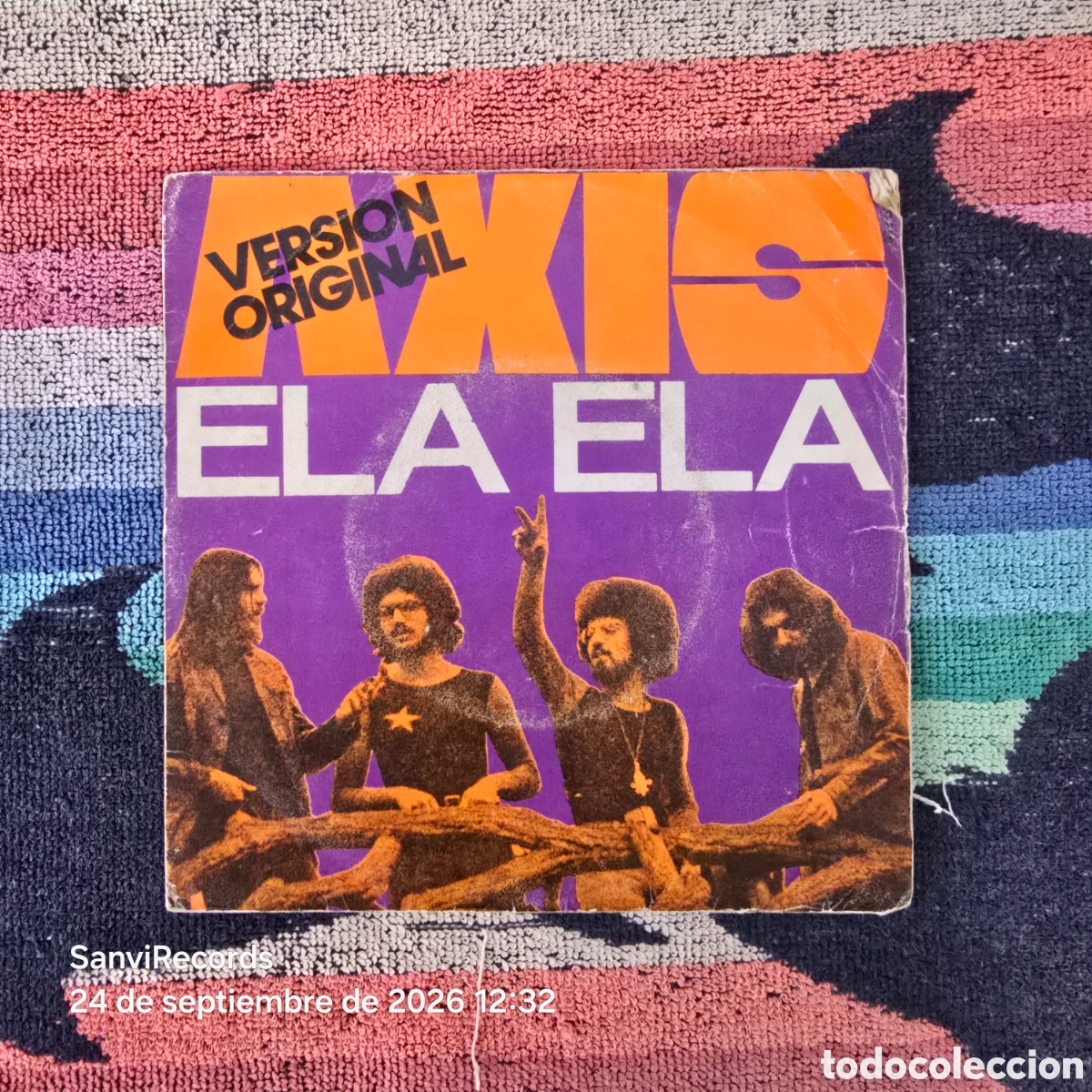 Discos de vinilo: [SINGLE] AXIS: ELA ELA - LIVING IN (RIVIERA) (1972)