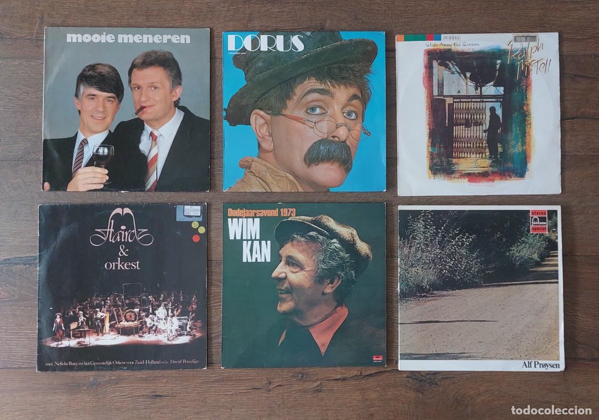 Discos de vinilo: Lote 6 discos de vinilo LP de folklore casi todo holand&eacute;s