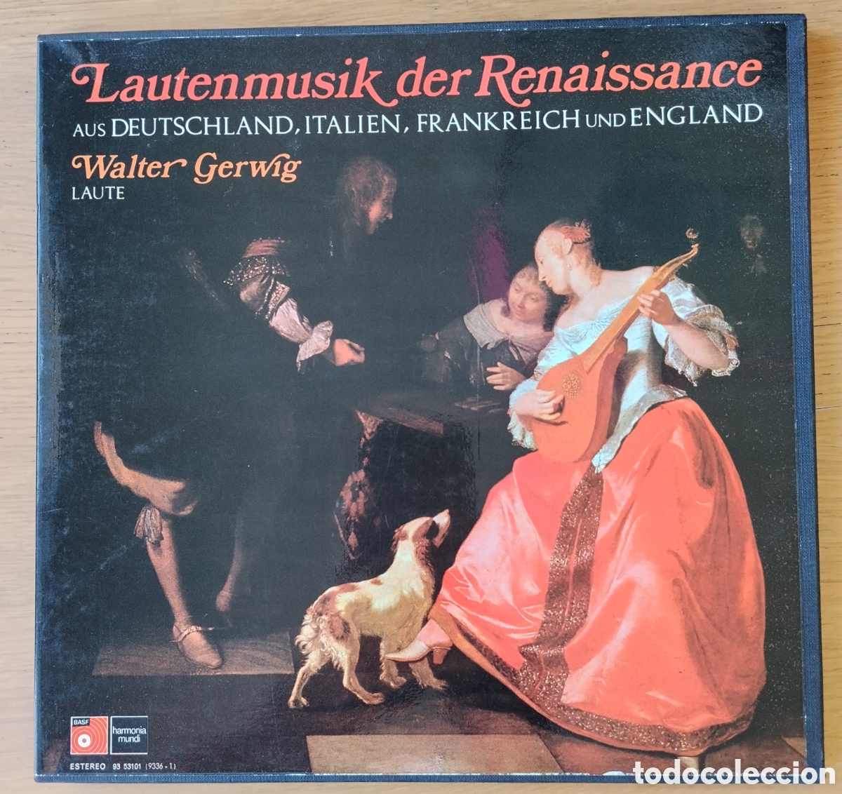 Discos de vinilo: WALTER GERWIG (LA&Uacute;D): &rdquo;LAUTENMUSIK DER RENAISSANCE&rdquo; BOX SET 3 LPs - RENACIMIENTO - LAUD