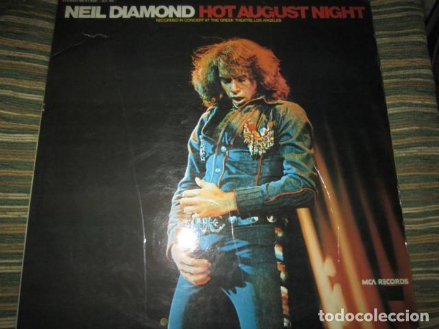 Discos de vinilo: NEIL DIAMONG -HOT AUGUST NIGHT LP - ORIGINAL ESPA&Ntilde;OL - MCA RECORDS 1977 GATEFOLD SOLO DISCO 1