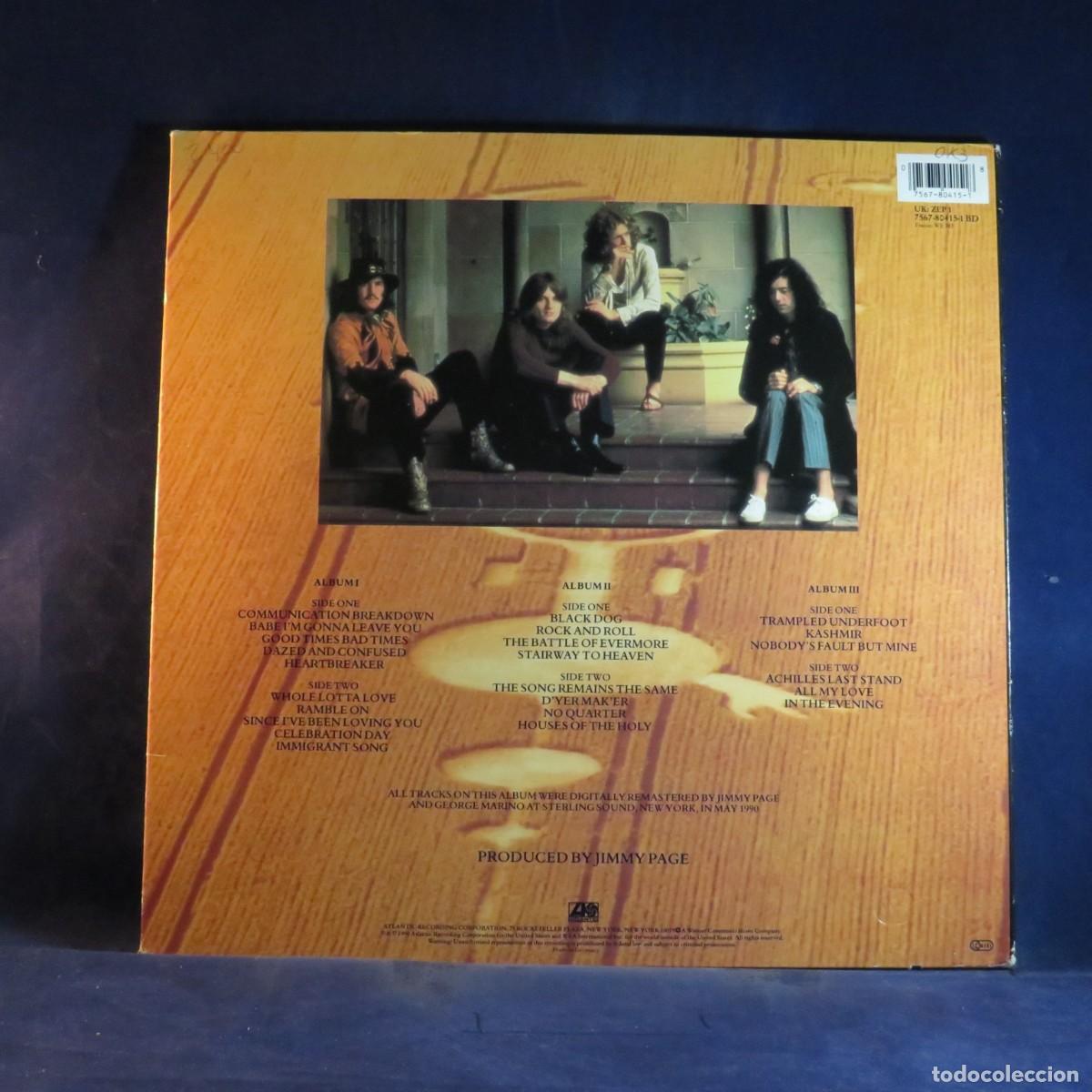 Discos de vinilo: LED ZEPPELIN &ndash; REMASTERS - 3 LP - Foto 3