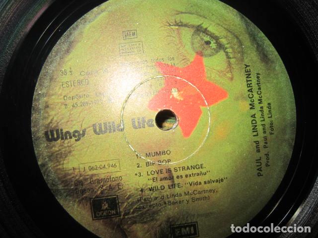 Discos de vinilo: WINGS - WILD LIFE LP - ORIGINAL ESPA&Ntilde;OL - ODEON/EMI RECORDS 1971 - STEREO - SOLO DISCO SIN FUNDA -
