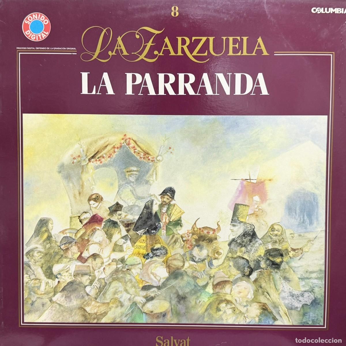 Discos de vinilo: Salvat ● La Zarzuela - N&ordm; 8 La Parranda ● Lp
