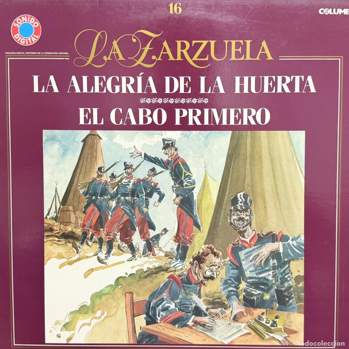 Discos de vinilo: Salvat ● La Zarzuela - N&ordm; 16 La Alegr&iacute;a de la Huerta/El Cabo Primero ● Lp
