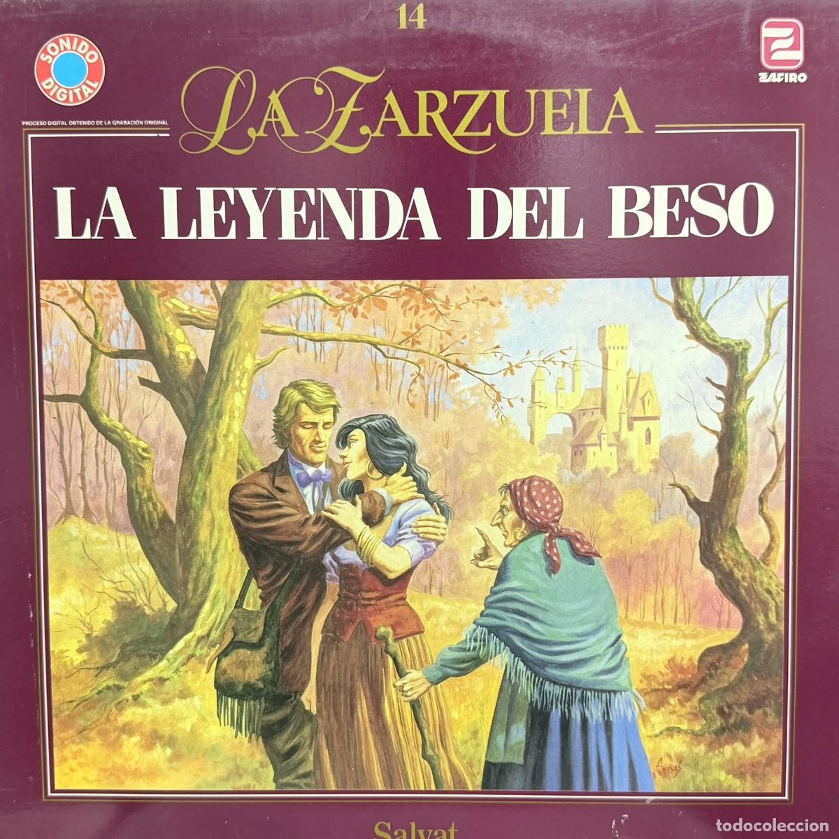 Discos de vinilo: Salvat ● La Zarzuela - N&ordm; 14 La Leyenda del Beso ● Lp