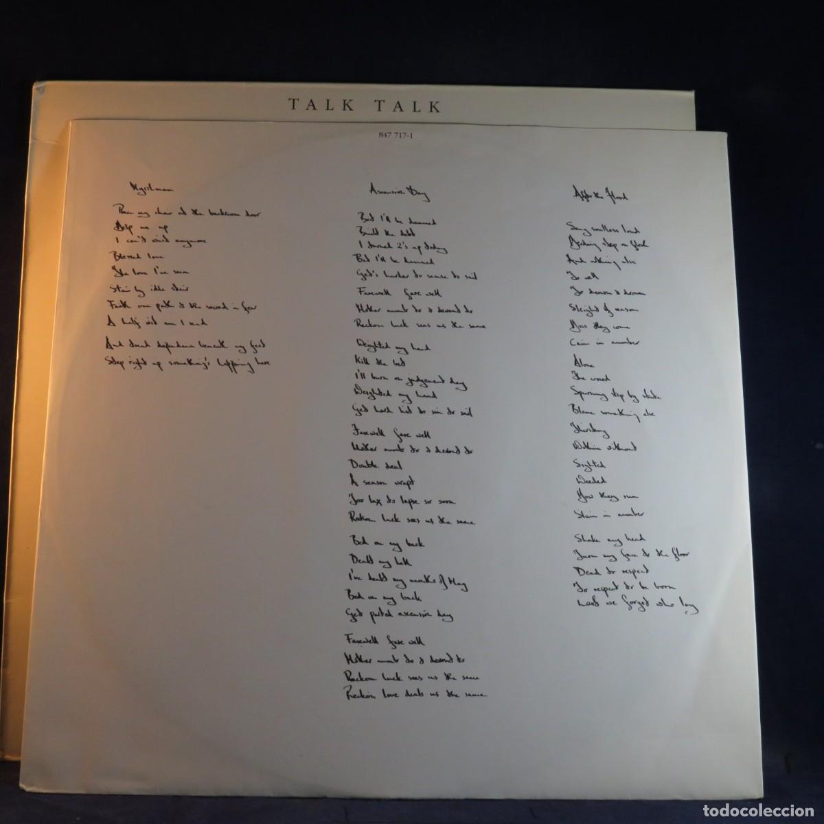 Discos de vinilo: TALK TALK &ndash; LAUGHING STOCK - LP - Foto 3