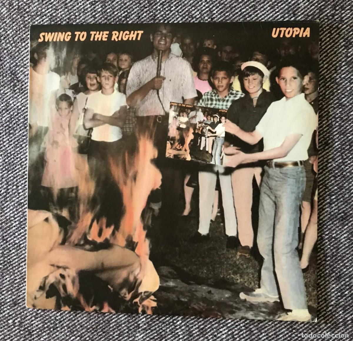 Discos de vinilo: Utopia / Todd Rundgren &lrm;&ndash; Swing To The Right - LP - Bearsville &lrm;&ndash; RNLP 70875 - US 1987