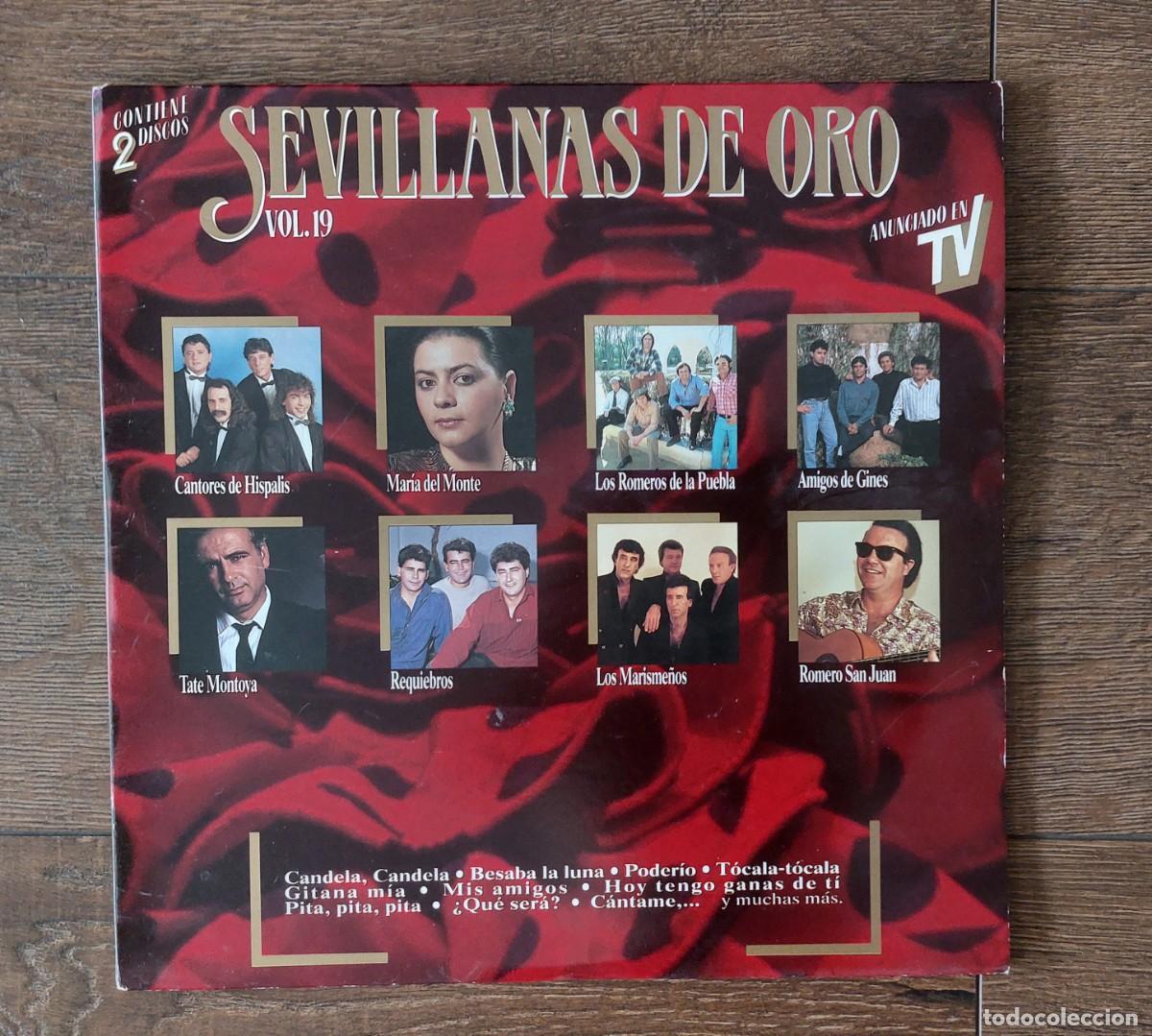 Discos de vinilo: Doble de vinilo Sevillanas de Oro Vol. 19