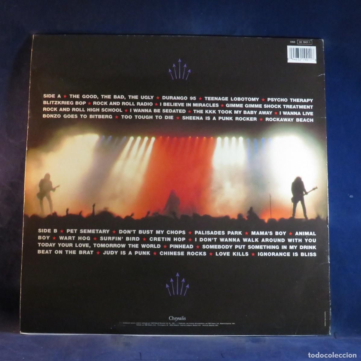 Discos de vinilo: RAMONES &ndash; LOCO LIVE - LP - Foto 2