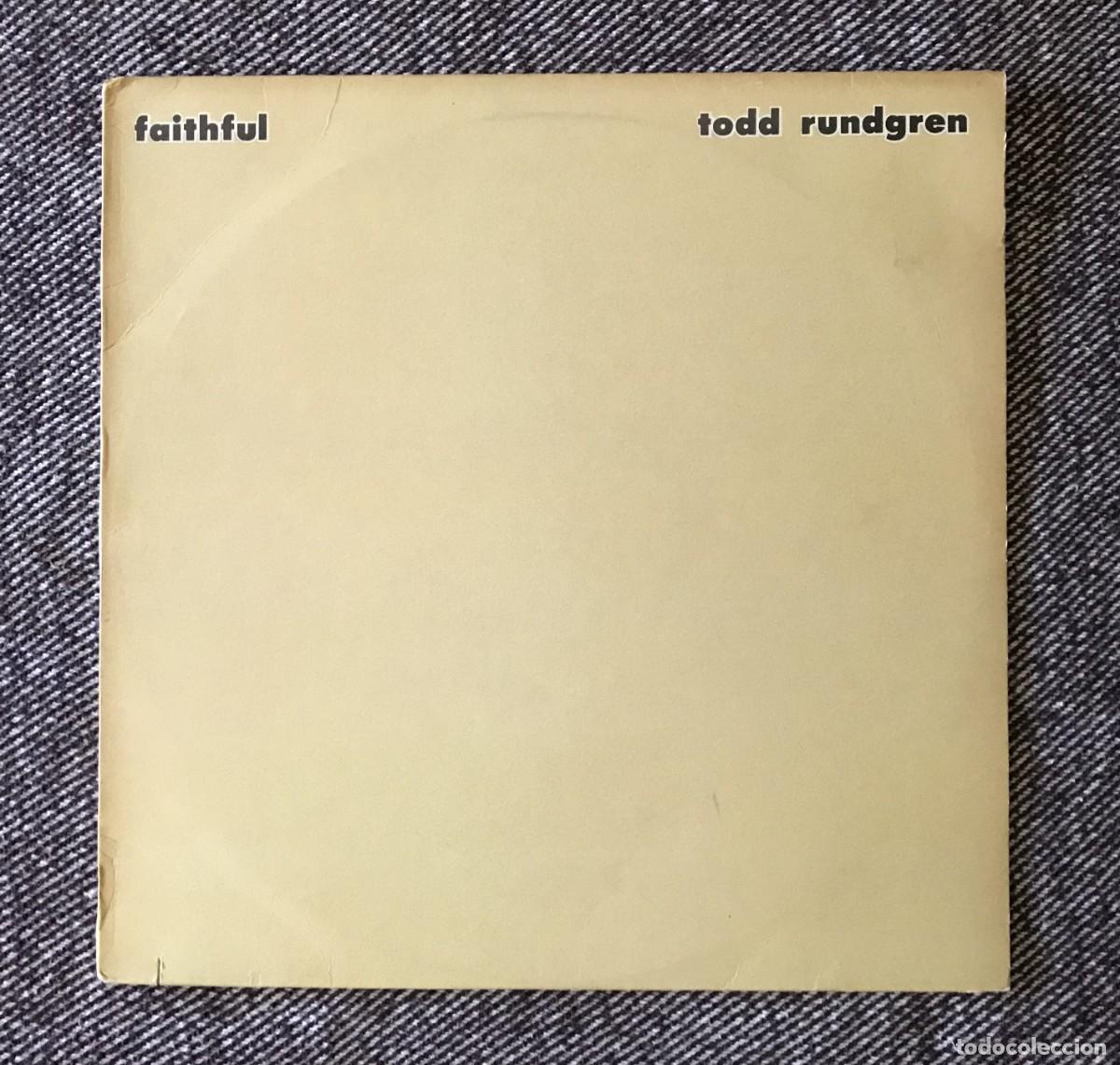 Discos de vinilo: Todd Rundgren &ndash; Faithful - LP - Bearsville &ndash; RNLP 70868 - 1987 US