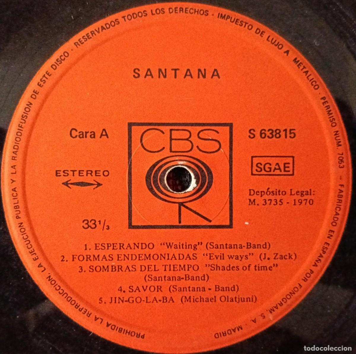 Discos de vinilo: SANTANA ** Santana ** VINILO LP 1970 - Foto 3