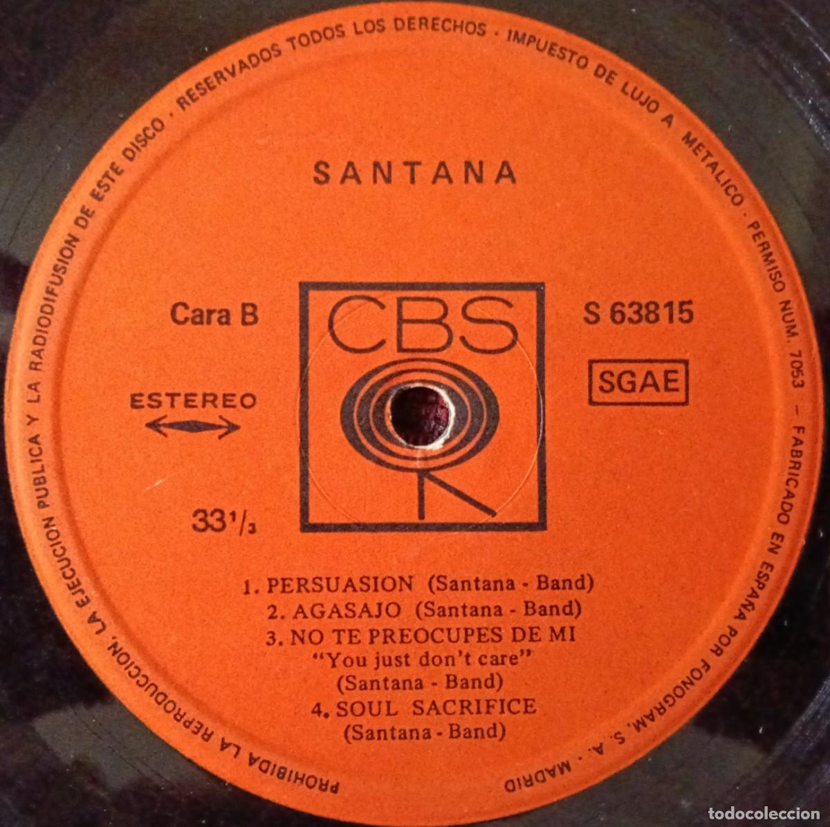 Discos de vinilo: SANTANA ** Santana ** VINILO LP 1970 - Foto 4