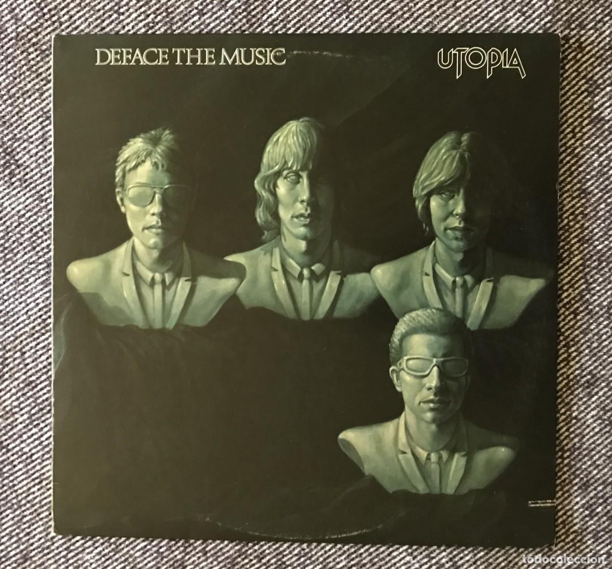 Discos de vinilo: Utopia / Todd Rundgren &ndash; Deface The Music - LP - Bearsville &ndash; RNLP 70873 - 1987 US
